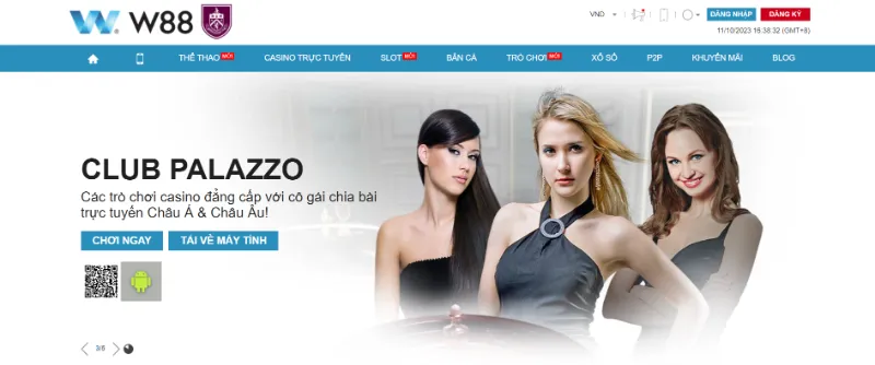 Cổng game xóc đĩa W88